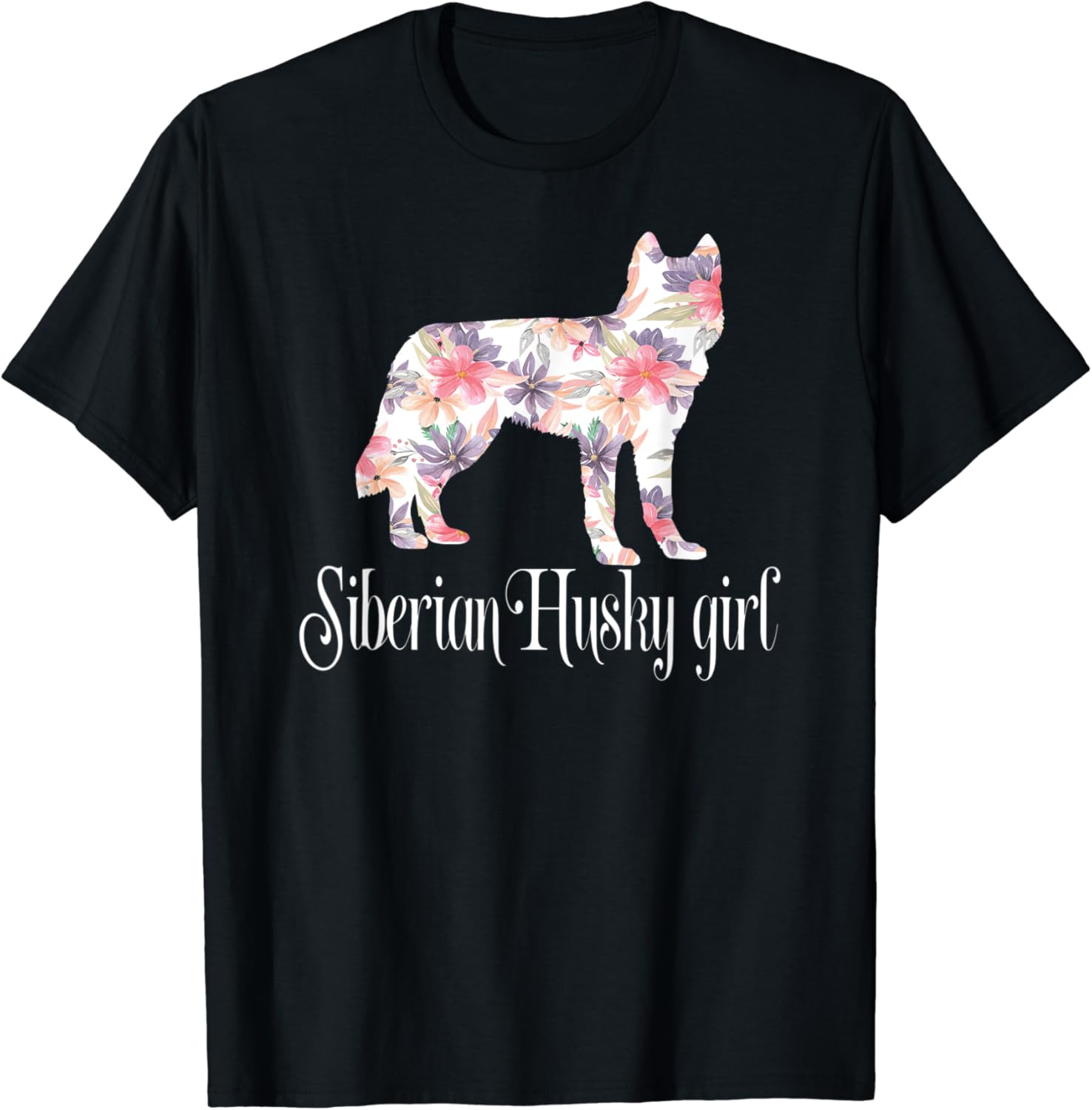 Siberian Husky Girl Siberian Husky Lovers TShirt